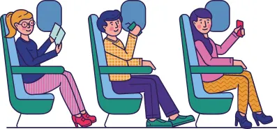 How can we talk to someone in-flight?